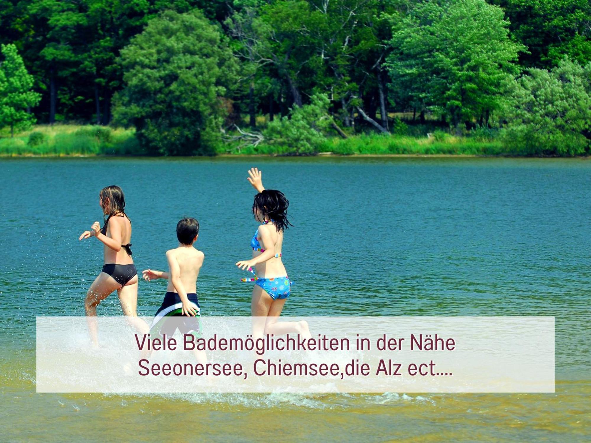 Ferienwohnung Beim Schmied Traunreut Exterior foto